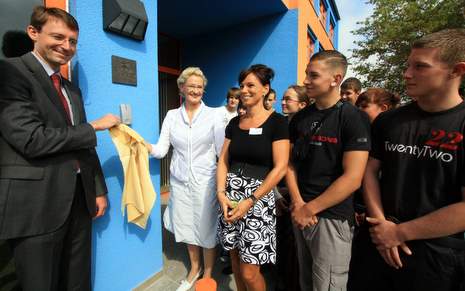 Die Gottlieb-Daimler-Mittelschule  nun eine der modernsten Schulen in Sachsen