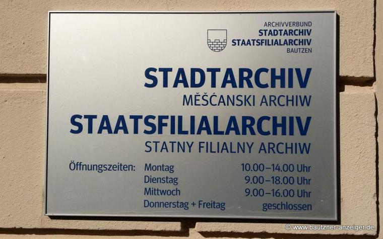 Fördermittel für Archivverbund Bautzen Fördermittel für Archivverbund Bautzen