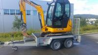 JCB 8018 CTS + Anhnger